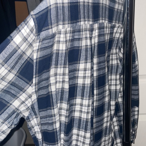 At johns bay (M) Blue/white flannel - Picture 3 of 4